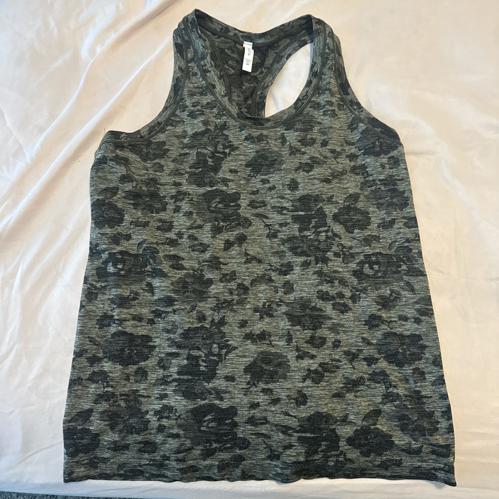 Athleta Green and Black Tank Top